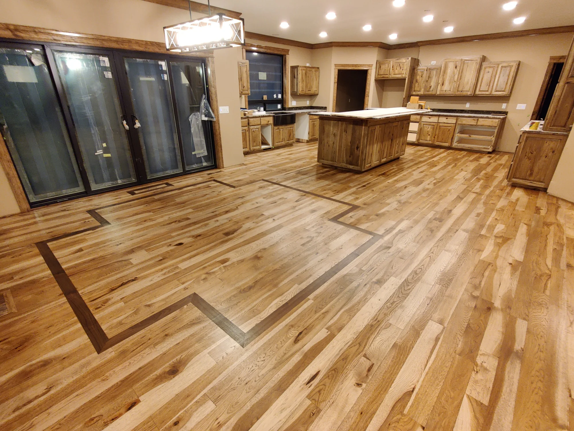 Specialty carpentry and transitions by Valley Hardwood